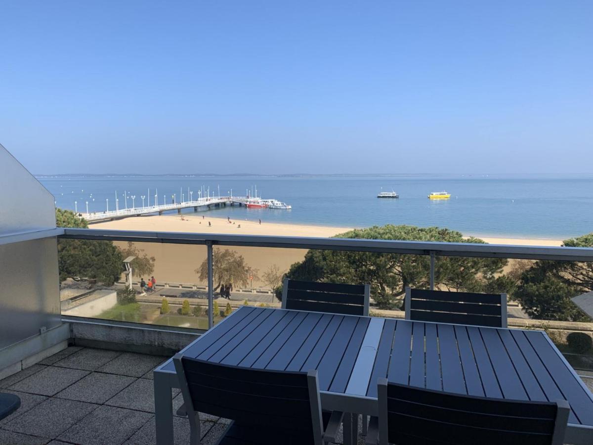 **Appartement T2 Vue Mer En Centre Ville Avec Balcon, Parking Et Wifi A Arcachon** - Fr-1-374-51 Exterior foto